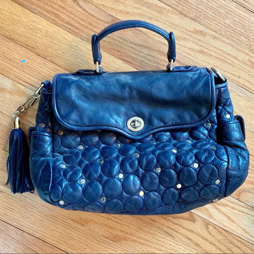 Rebecca Minkoff Navy Leather Handbag